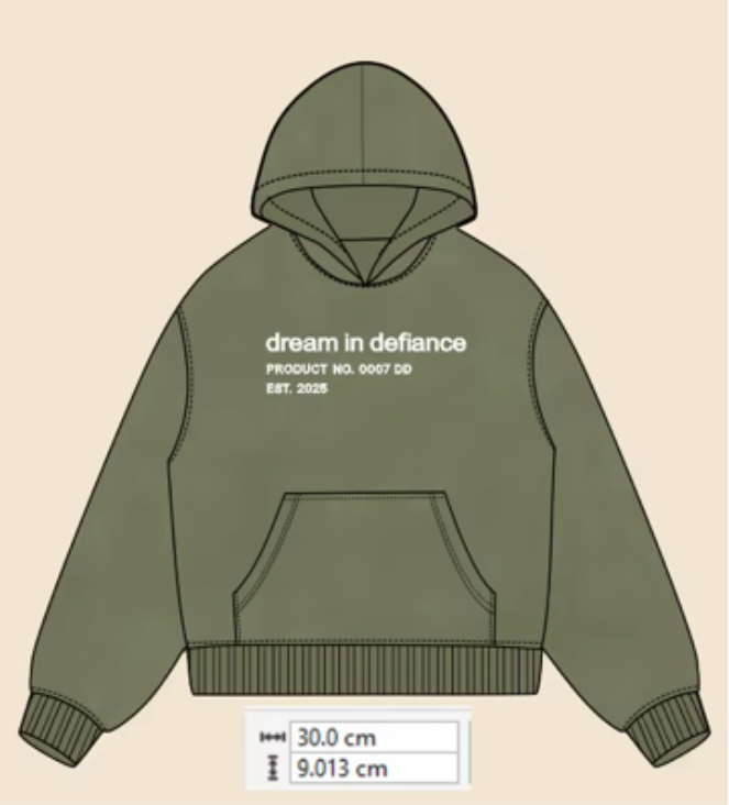 Dream Military Green Unisex Hoodie