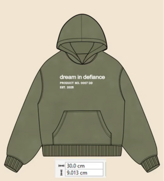 Dream Military Green Unisex Hoodie